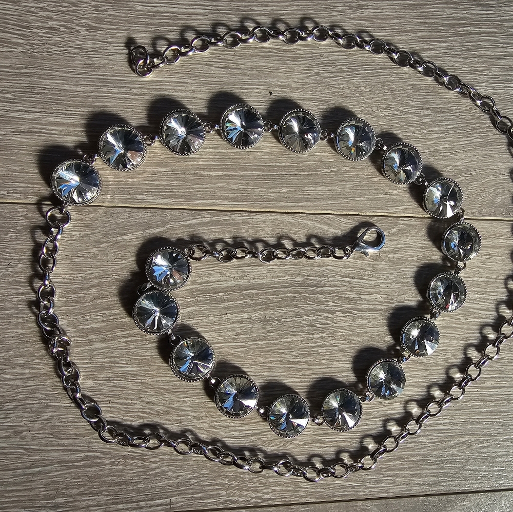 Adjustable Chrystal Belt - Picture 2 of 6